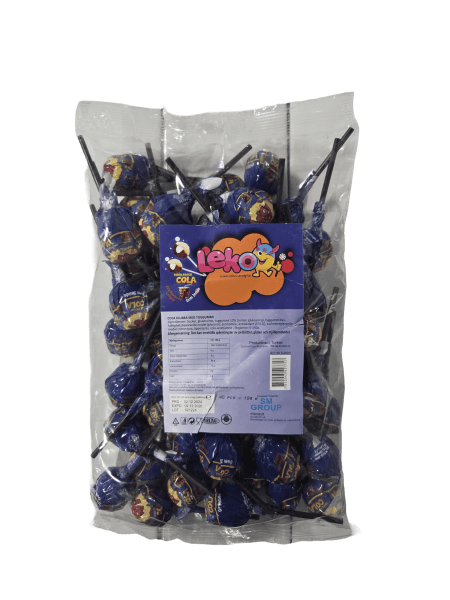 Zoom bild av Leko cola klubba m tuggummi 48x18g