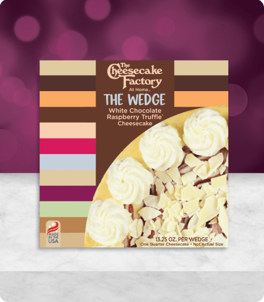 Zoom bild av WHITE CHOCOLATE RASPBERRY TRUFFLE CHEESECAKE WEDGE 6x375g